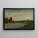 Landschap aan een rivier - Charles François Daubigny — ingelijst kunstwerk aan de muur