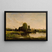 Rive avec volaille - Charles François Daubigny — ingelijst kunstwerk aan de muur
