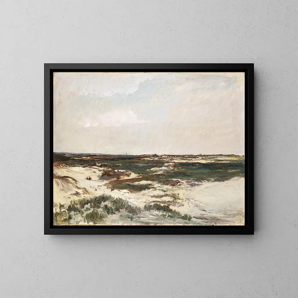 De Duinen bij Camiers - Charles François Daubigny — ingelijst kunstwerk aan de muur