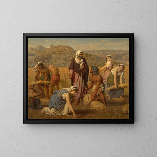 Ruth and Boaz - Charles Gleyre — framed artwork on a wall