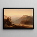 Zonsondergang op de Hudson - Charles H. Chapin — ingelijst kunstwerk aan de muur