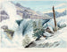 Val van Anderson op de rivier Haheldessa - Charles Hamilton Smith — weergave van het kunstwerk