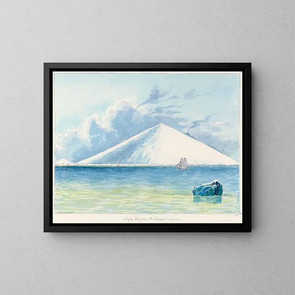 Cap Crozier en Mount Terror - Charles Hamilton Smith — ingelijst kunstwerk aan de muur