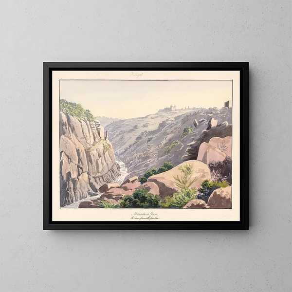 Miranda de Duero - Charles Hamilton Smith — ingelijst kunstwerk aan de muur