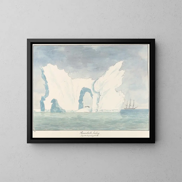 Iceberg opmerkelijk - Charles Hamilton Smith — ingelijst kunstwerk aan de muur