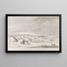Inuits dorp in de sneeuw bezocht door kapitein Lyons - Charles Hamilton Smith — ingelijst kunstwerk aan de muur
