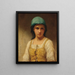 La jeune paysanne - Charles Landelle — ingelijst kunstwerk aan de muur