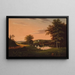 Point Breeze het domein van Joseph Napoléon Bonaparte in Bordentown New Jersey - Charles Lawrence — ingelijst kunstwerk aan de muur