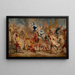 Gevecht tussen Menelaüs en Paris - Charles Le Brun — ingelijst kunstwerk aan de muur