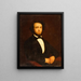 Portret van Dr. James R. Chilton - Charles Loring Elliott — ingelijst kunstwerk aan de muur