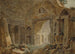 Fantasie architecturale met Romeinse ruïnes - Charles Louis Clérisseau — weergave van het kunstwerk