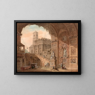 Charles Louis Clrisseau - Caprice de ruines antiques.webp