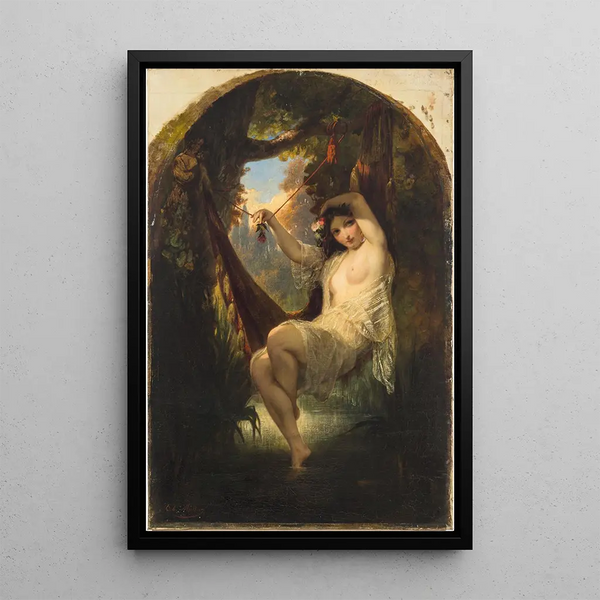 Reproduction of the painting Forest Nymph Painting - Charles Louis Müller