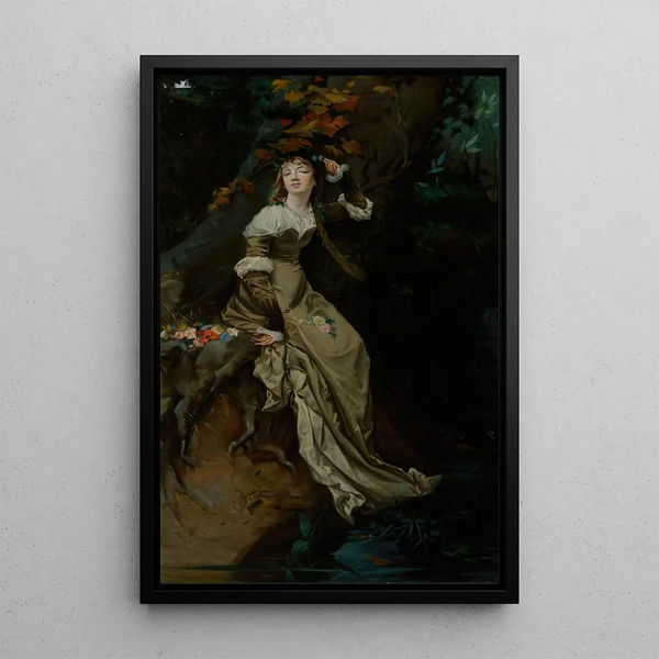 Reproduction of the painting Ophelia - Charles Louis Müller