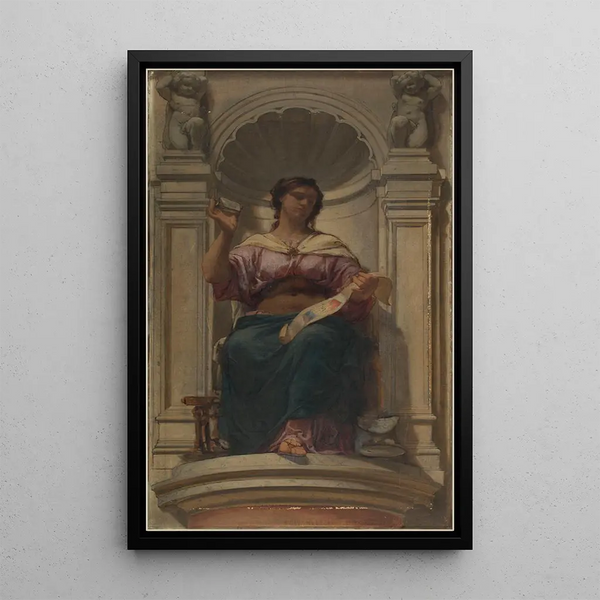 Reproduction of the painting L'observation ou l'imprimerie - Charles Louis Müller