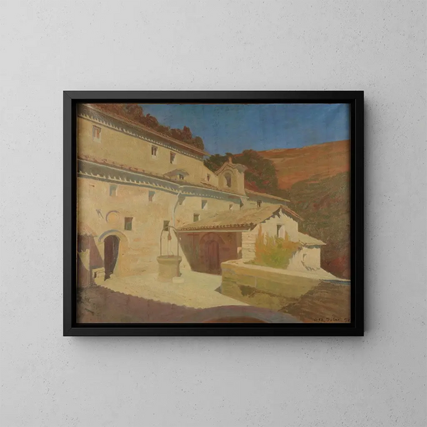Carceri d'Invenzione - Charles Marie Dulac — framed artwork on a wall