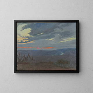 Charles Marie Dulac - Lever de soleil audessus de lArno.webp