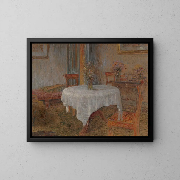 Interior Painting - Charles Mertens — framed artwork on a wall