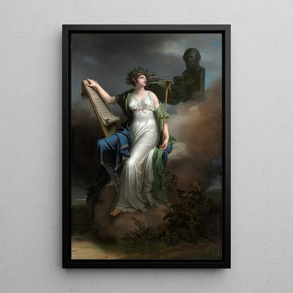 Reproduction of the painting Calliope muse de la poésie épique - Charles Meynier