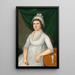 Hannah Lemmon Corcoran Madame Thomas Corcoran - Charles Peale Polk — ingelijst kunstwerk aan de muur