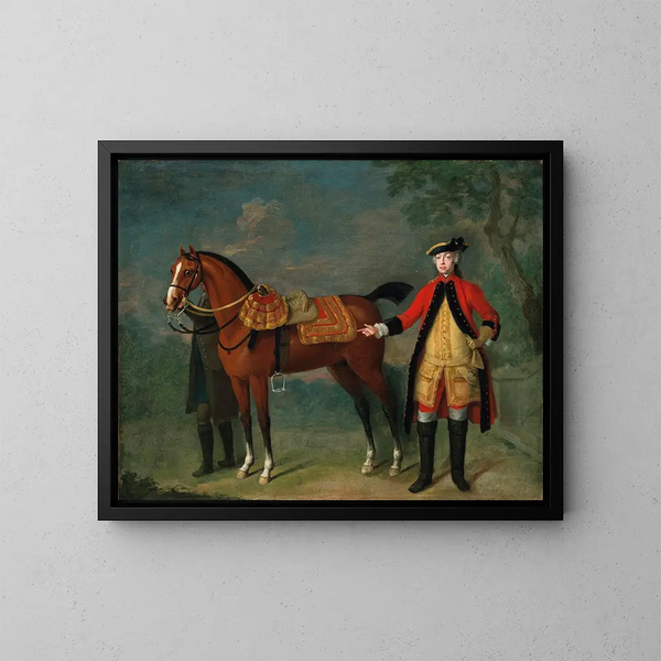 Portrait of Thomas Congreve 1714-1777 - Charles Philips — framed artwork on a wall