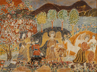 Engelen - Charles Prendergast — weergave van het kunstwerk