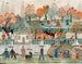 Central Park - Charles Prendergast — weergave van het kunstwerk