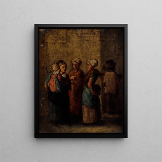 Charles Raymond Chabrillac - Groupe de femmes dans la rue.webp