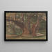 Trees in a landscape - Charles Reginald Aston — framed artwork on a wall