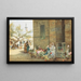 Marktplein in Caïro - Charles Robertson — ingelijst kunstwerk aan de muur