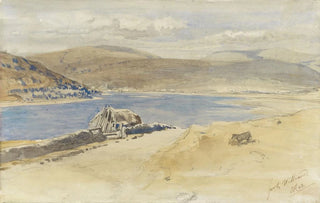 Charles Rochussen - Gezicht op het Loch Linnhe bij Fort William Schotland.webp