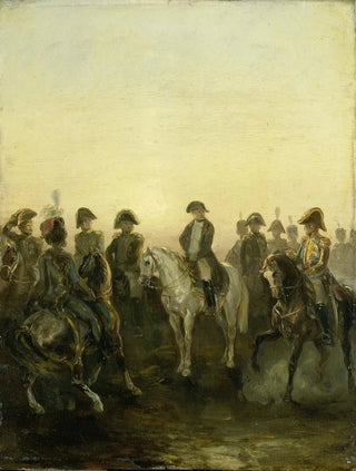 Charles Rochussen - Napoleon with his Staff.webp