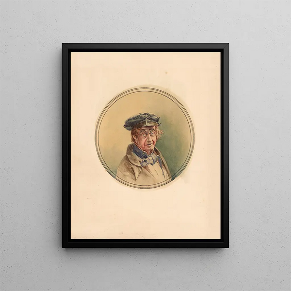 William Warren Jr - Charles S. Abbe — ingelijst kunstwerk aan de muur