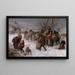 Het clandestiene spoorwegnet - Charles T. Webber — ingelijst kunstwerk aan de muur