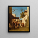 Een straat in Damascus - Charles Théodore Frère — ingelijst kunstwerk aan de muur