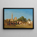 De Sultan Hassan-moskee in Caïro - Charles Théodore Frère — ingelijst kunstwerk aan de muur