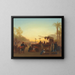 Marche au Caire - Charles Théodore Frère — ingelijst kunstwerk aan de muur
