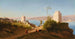 van de Promenade nabij Rumeli Hisari, Constantinopel - Charles Théodore Frère — weergave van het kunstwerk
