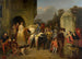 De vertrek van Maria van Bourgondië voor de valkenjacht - Charles Tilmont — weergave van het kunstwerk