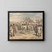 Lutte - Charles Turner — ingelijst kunstwerk aan de muur