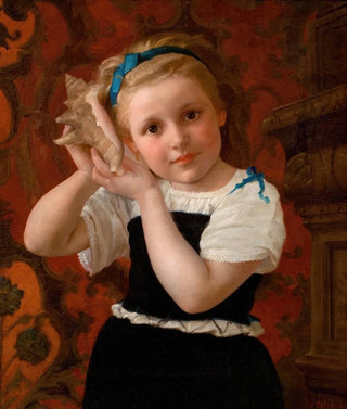 Charles Victor Thirion - Listening to the Sea Shell.webp