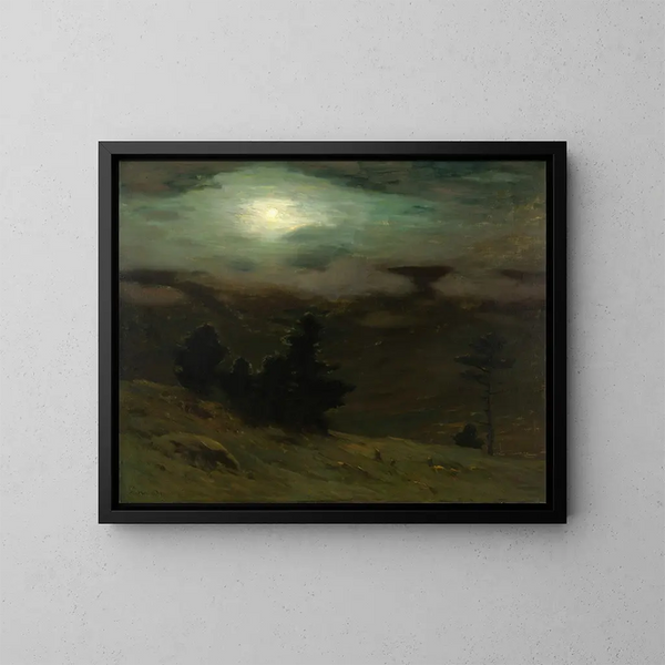 Misty Gatherings - Charles Warren Eaton — framed artwork on a wall