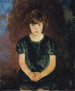 Portret van een klein meisje - Charles Webster Hawthorne — weergave van het kunstwerk