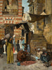 Een souk in Caïro - Charles Wilda — weergave van het kunstwerk