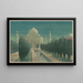 Taj Mahal, Agra - Charles William Bartlett — ingelijst kunstwerk aan de muur