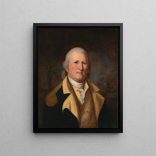 William Moultrie - Charles Willson Peale — ingelijst kunstwerk aan de muur