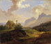 Landschap van Kvikkjokk - Karel XV van Zweden — weergave van het kunstwerk
