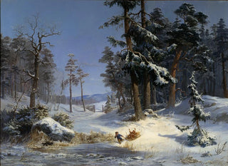 Charles XV of Sweden - Winter Landscape from Queen Christinas Road in Djurgrden Stockholm.webp