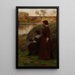Wachten - Charles Yardley Turner — ingelijst kunstwerk aan de muur