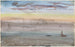 Lever de soleil sur l'East River - Charles de Wolf Brownell — weergave van het kunstwerk